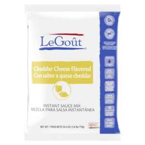 Legout Cheddar Cheeses Sauce, 25.4 Ounces, 8 Packs Per Case