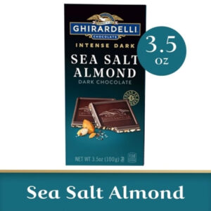 Ghirardelli Intense Dark Sea Salt Soiree Chocolate Bar, 3.5 Ounces, 12 Per Case