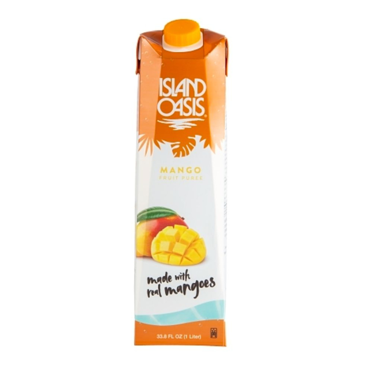 Island Oasis Mango Puree Mix, 1 Liter, 12 Per Case