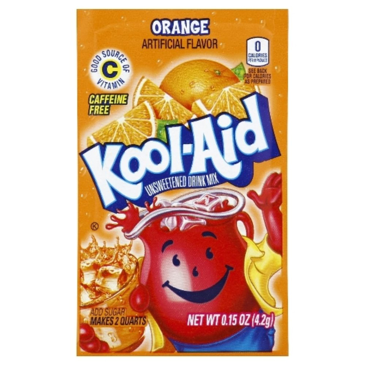 Kool-Aid Orange Beverage, 0.15 Ounces, 192 Per Case