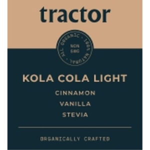 Tractor Beverage Co Organic Tractor Cola Light Syrup, 2.5 Gallon, 1 Per Case