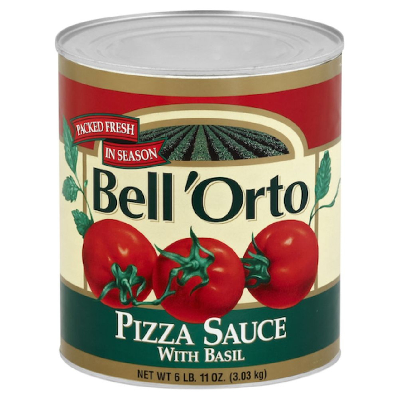 Bell Orto Sauce Pizza With Basil, 107 Ounce, 6 Per Case