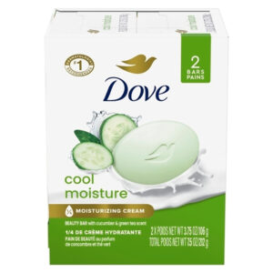 Dove Bar Soap Go Fresh Cool Moisture 3.75 Ounce, 7.5 Ounce, 24 Per Case