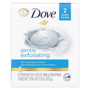 Dove Men Bar Soap Deep Clean Exfoliating, 7.5 Ounce, 24 Per Case