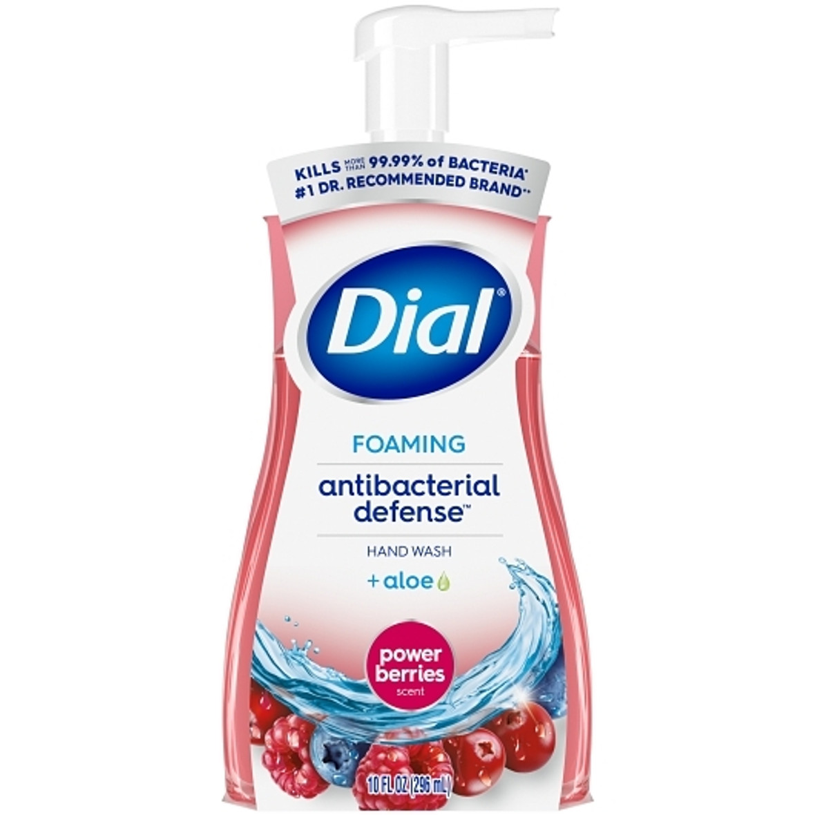 Dial White Tea Foaming Hand Soap Antibacterial Defense, 10 Fluid Ounce, 8 Per Case