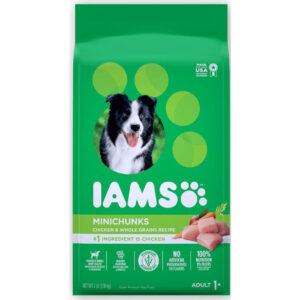 IAMS Puppy Chicken and Whole Grain Recipe Dry Dog Food , 7 Pound, 4 Per Case