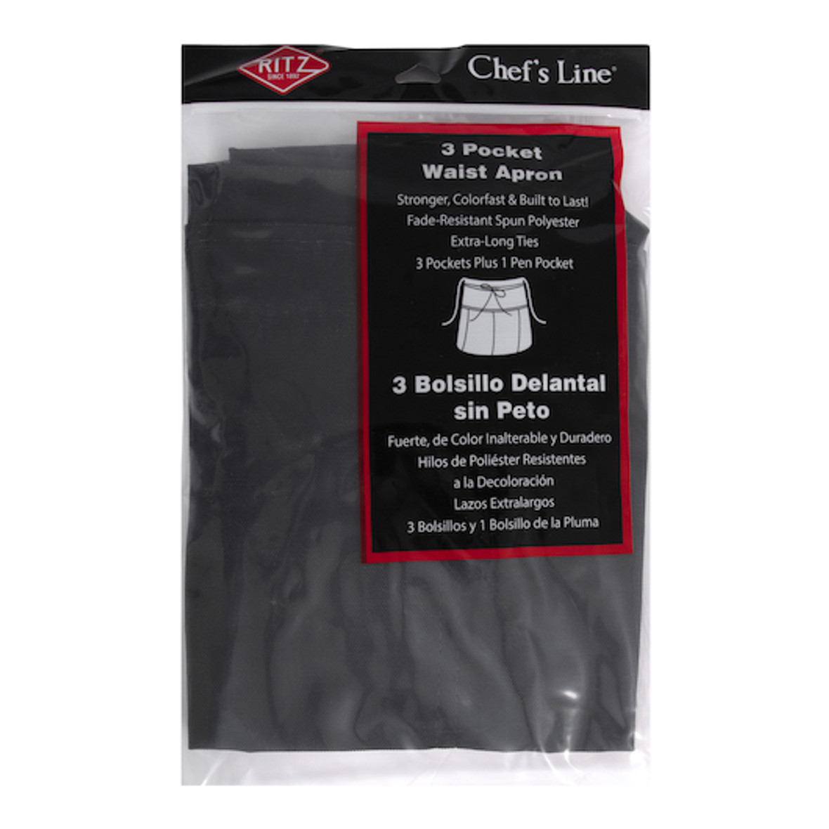 Chef Revival White Apron With Pencil Pocket, 12 Per Case