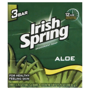 Irish Spring Bar Soap Original 3 Bar, 11.25 Ounce, 18 Per Case