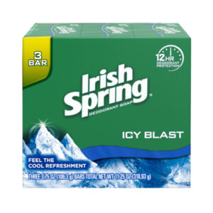 Irish Spring Bar Soap Original 3 Bar, 11.25 Ounce, 18 Per Case