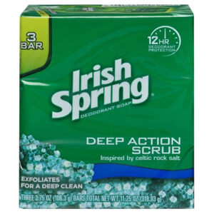 Irish Spring Bar Soap Original 3 Bar, 11.25 Ounce, 18 Per Case