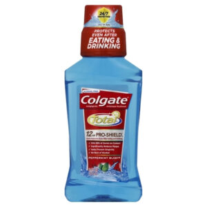 Colgate Total 12 Hour Pro-Shield Peppermint Blast Mouthwash, 16.9 Fluid Ounces, 6 Per Case