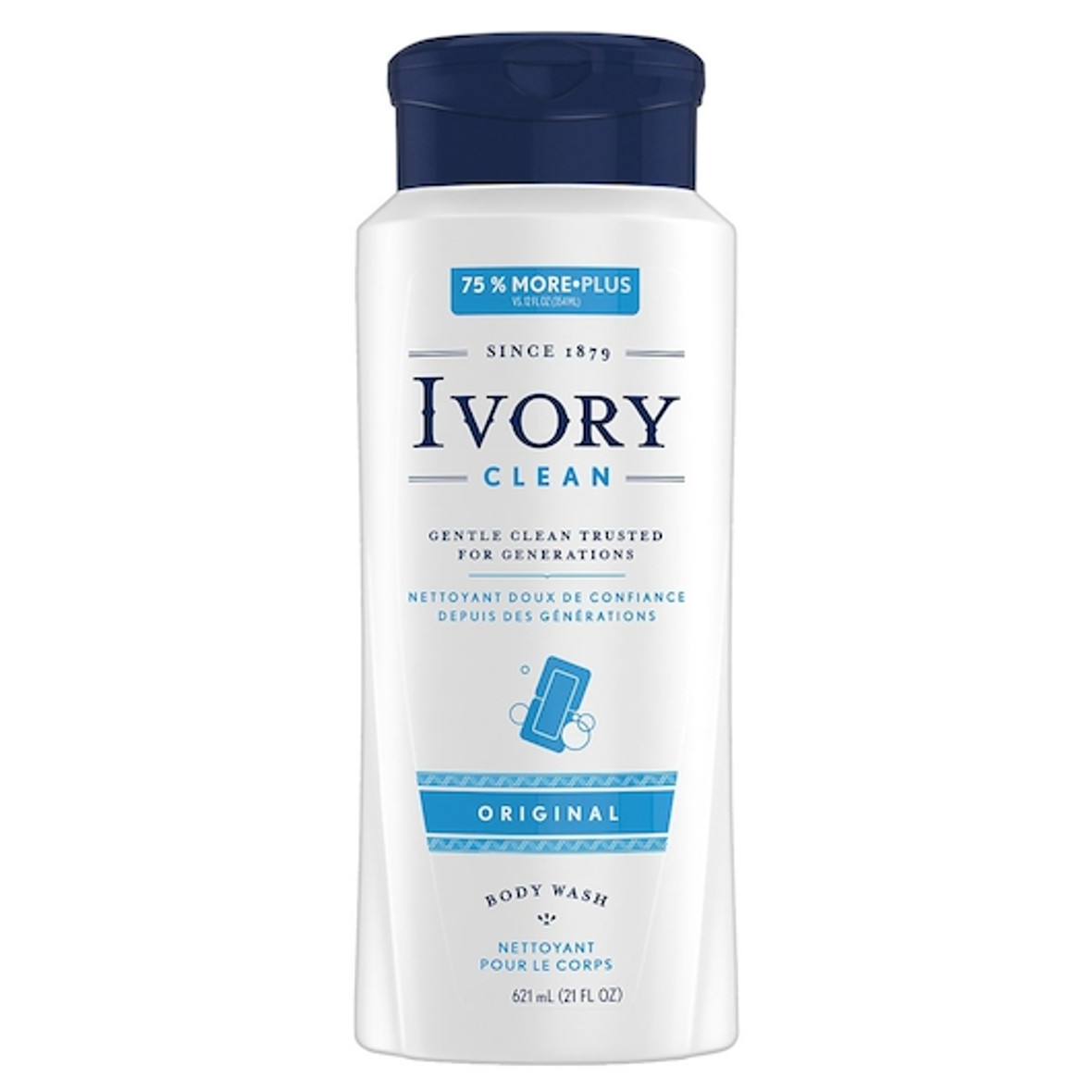 Ivory Body Wash Original, 12 Fluid Ounce, 6 Per Case