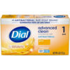 Dial White Antibacterial Deodorant Bar Soap, 12 Ounce, 12 Per Case