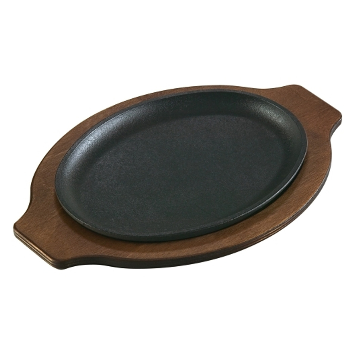 Lodge Oval Serving Griddle - 10 x 7.5 Inch, 6 Per Case