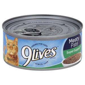 9 Lives Meaty Pate Seafood Platter Cat Food Singles, 5.5 Ounces, 24 Per Case
