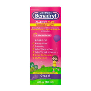 Benadryl Allergy Ultra Tablets, 48 Count, 6 Per Pack, 4 Per Case