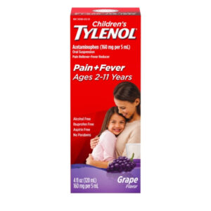 Tylenol Children s Children s Suspension Cherry, 4 Fluid Ounce, 3 Per Pack, 12 Per Case