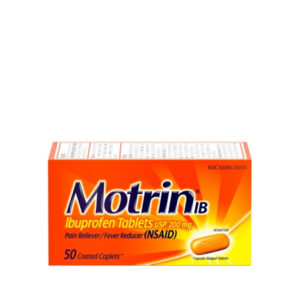 Motrin Caplets, 100 Count, 6 Per Pack, 8 Per Case