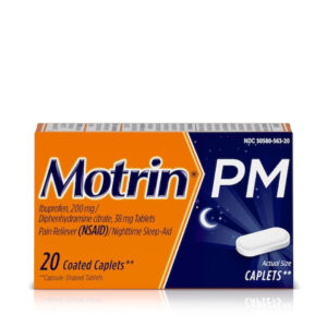 Motrin Caplets, 50 Count, 6 Per Pack, 8 Per Case