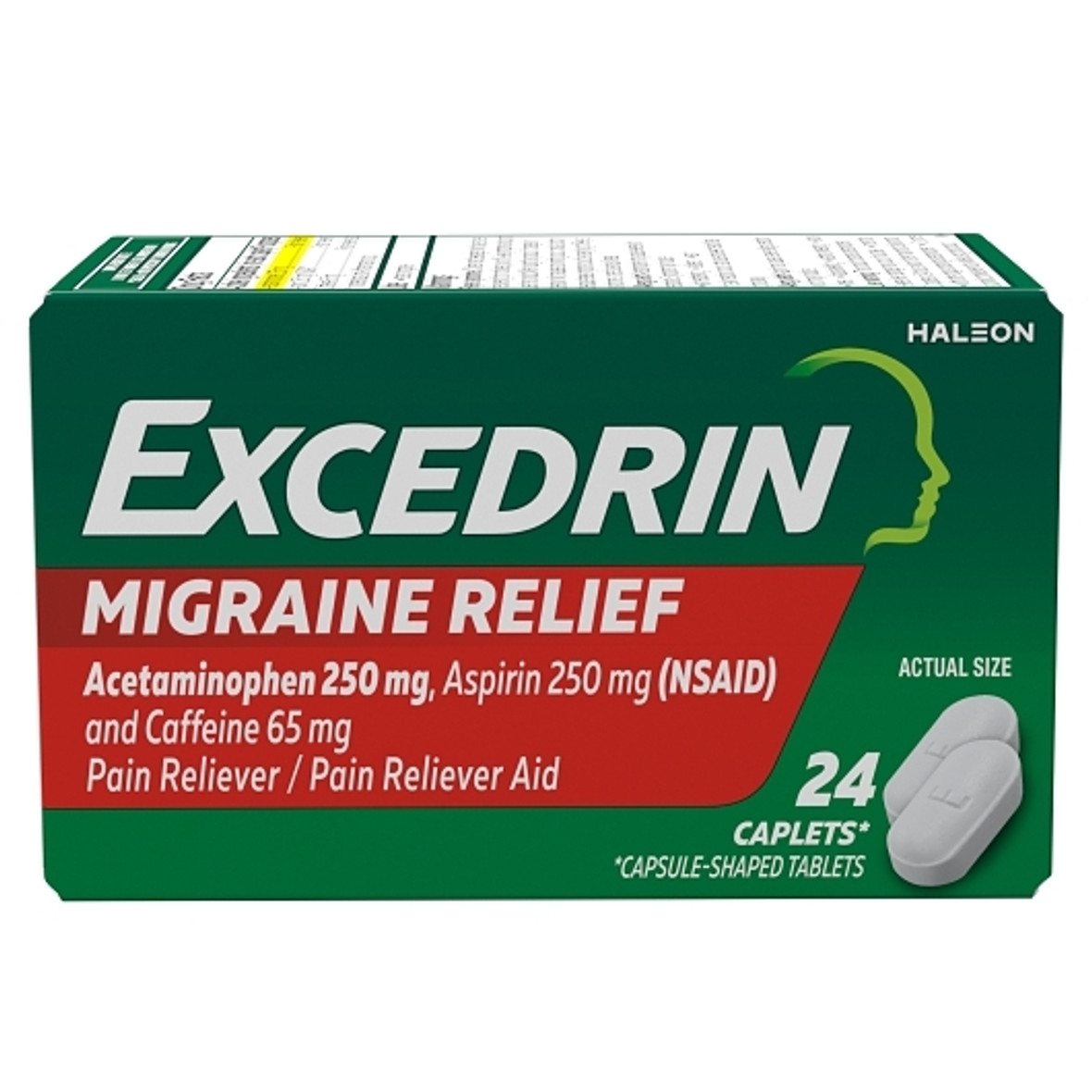 Nelson Cu Mixed Excedrin Bottle, 24 Each, 3 Per Pack, 8 Per Case