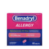 Benadryl Allergy Antihistamine 25 Mg Tablets, 24 Count, 6 Per Pack, 4 Per Case