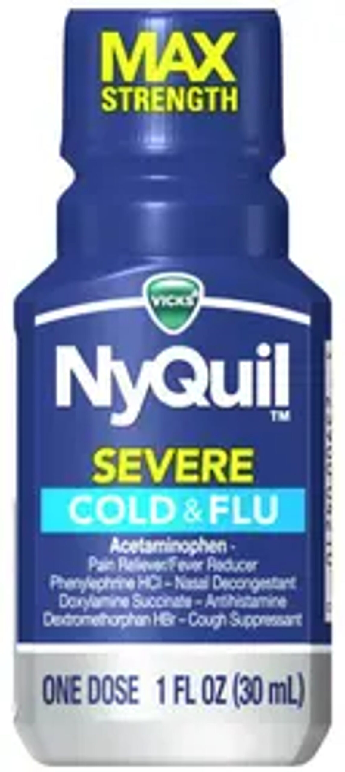 Vicks Original Liquid Nyquil, 8 Fluid Ounce, 12 Per Case