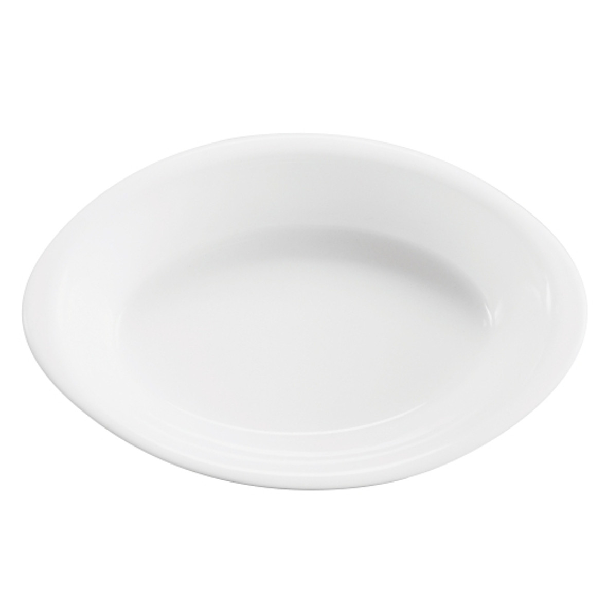 Hall China Oval Baker (6 Oz) White, 2 Dozen