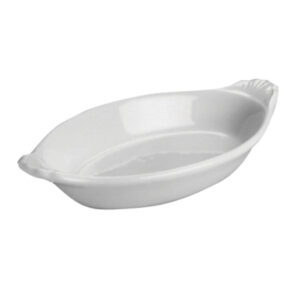 Hall China Oval Au Gratin Rarebit (6 Oz) White, 2 Dozen