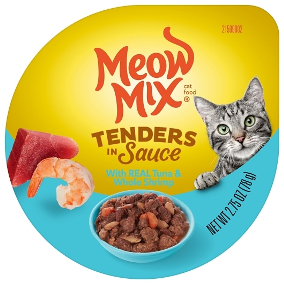 Meow Mix Tender Favorites Salmon & Crab, 2.75 Ounce, 12 Per Case