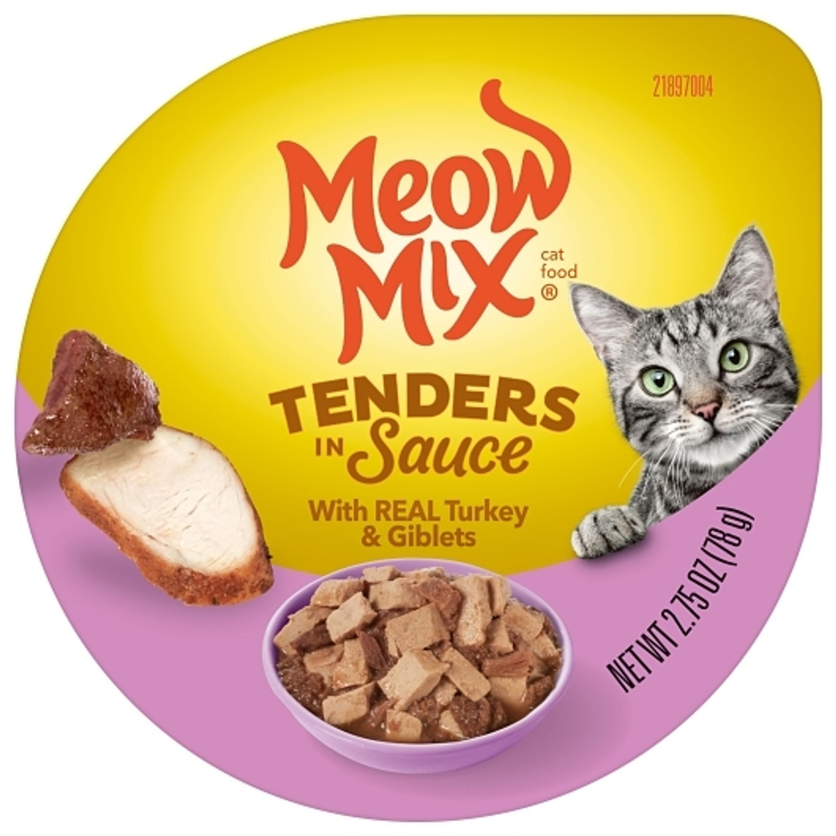 Meow Mix Tenderloins In Sauce Chicken & Beef, 2.75 Ounce, 12 Per Case