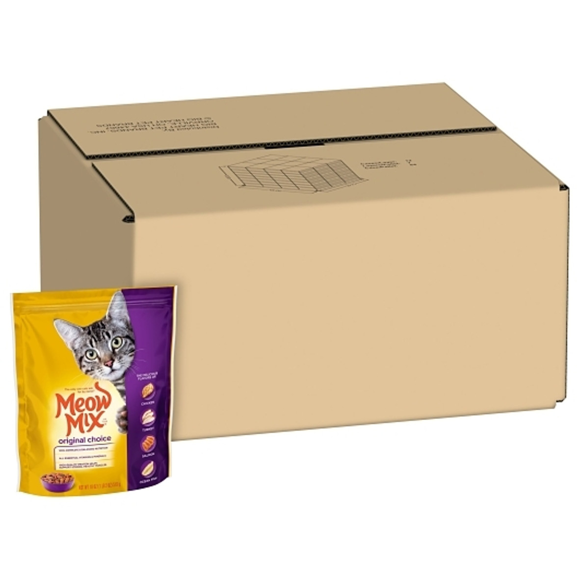 Meow Mix Cat Food Original, 3.15 Pound, 4 Per Case