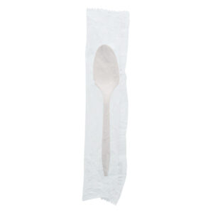 Goldmax Individually Wrapped Cutlery Medium Weight White Fork, 1000 Each, 1 Per Case