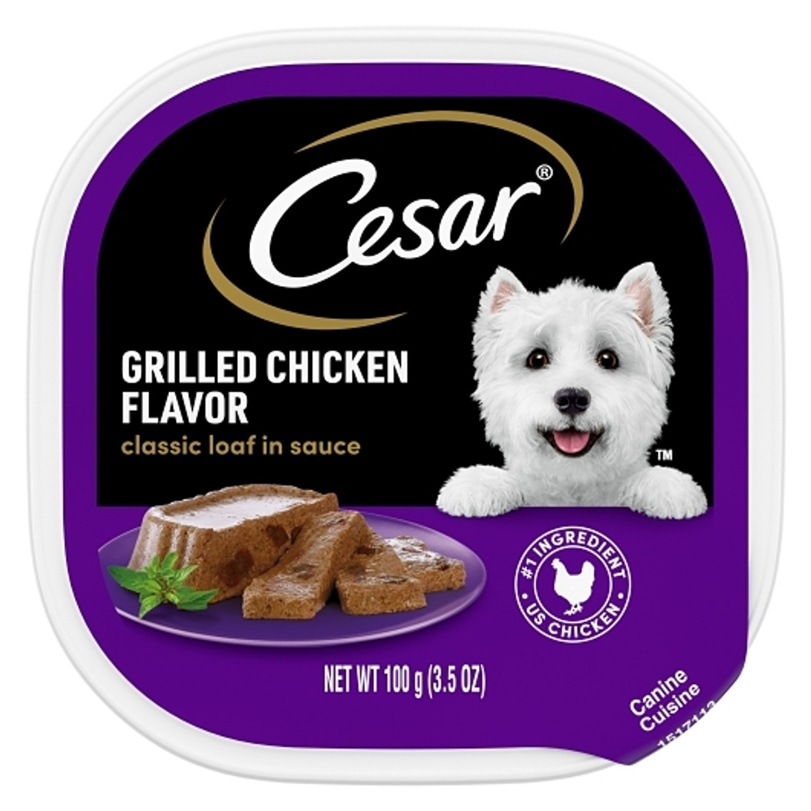 Cesar Dog Food Canine Cuisine Filet Mignon In Sauce, 3.5 Ounce, 24 Per Case