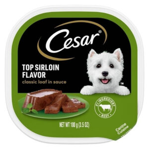 Cesar Dog Food Canine Cuisine Filet Mignon In Sauce, 3.5 Ounce, 24 Per Case
