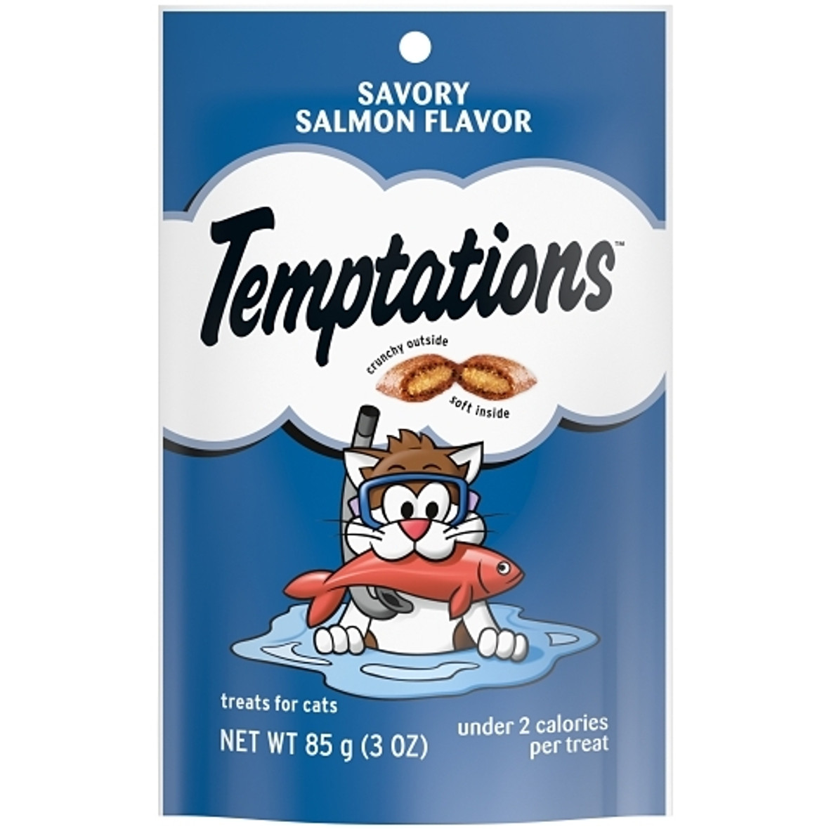 Whiskas Temptations Cat Treats Blissful Flavor, 3 Ounce, 12 Per Case