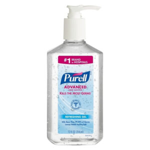 Dial Fragrance Free Hand Sanitizer, 7.5 Fluid Ounces, 12 Per Case