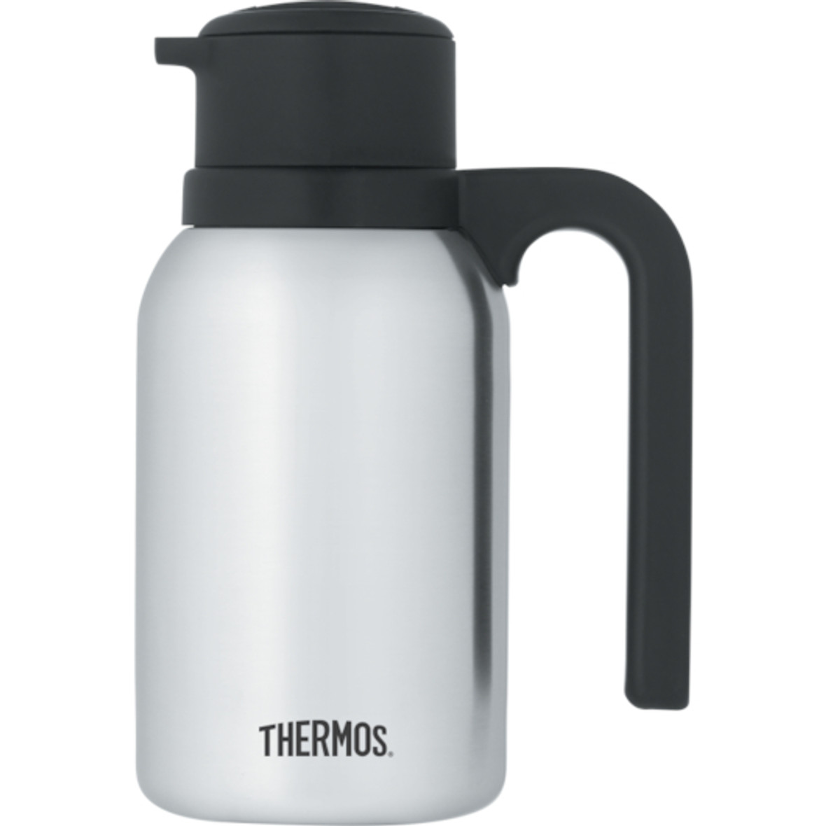 Thermos Stainless Steel Twist and Pour Vacuum Carafe, 32 Ounce , 6 Per Case