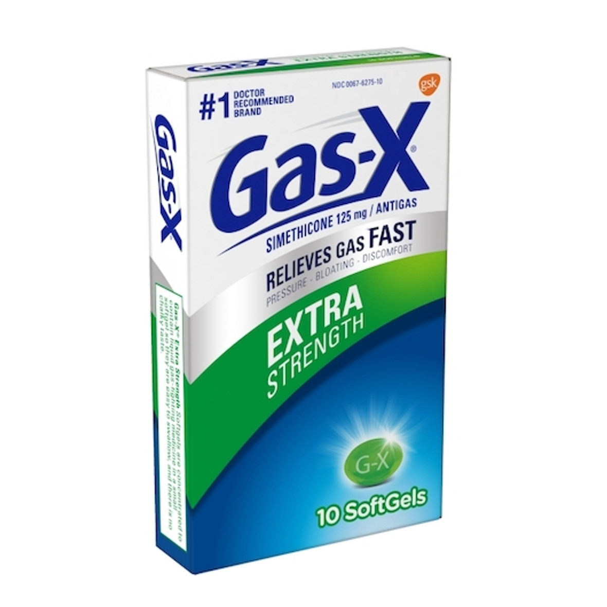 Gas-X Peppermint Creme Tablets, 18 Each, 6 Per Pack, 4 Per Case