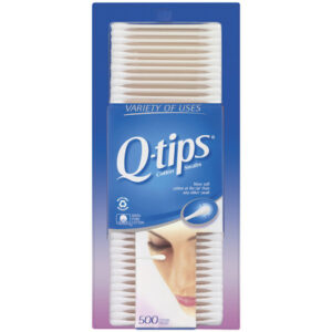 Q-Tips Cotton Swabs, 375 Piece, 12 Per Case