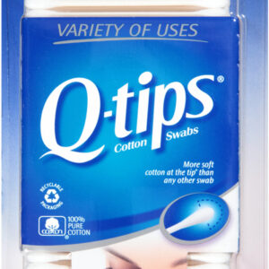 Q-Tip Cotton Swabs Antibacterial, 300 Piece, 12 Per Case