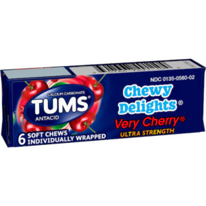 Tums Assorted Berries Tablets, 96 Each, 6 Per Pack, 4 Per Case