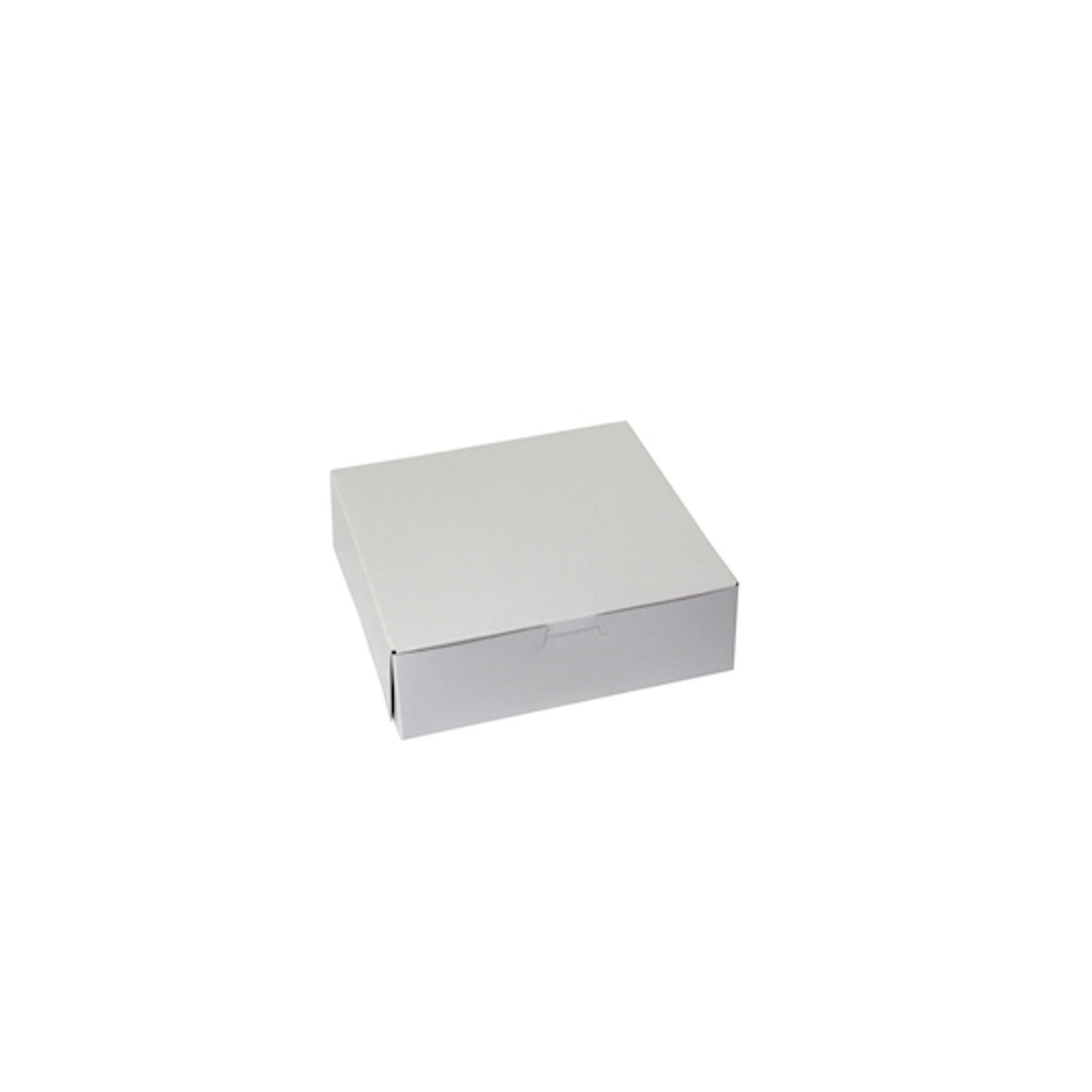 Boxit Lock Corner One Piece White Bakery Box, 5.5 x 5.5 x 4 , 250 Per Case