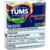 Tums Assorted Fruit Tablets, 96 Each, 6 Per Pack, 4 Per Case