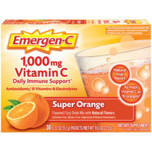 Emergen-C Super Orange, 0.64 Ounce, 72 Per Case