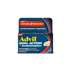 Advil Caplets, 24 Each, 6 Per Pack, 12 Per Case