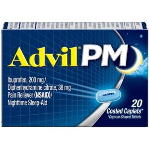 Advil Caplets, 24 Each, 6 Per Pack, 12 Per Case