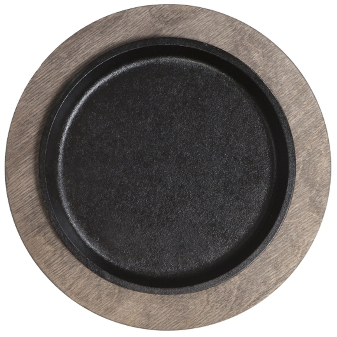 Lodge Round Wood Walnut Stain Underliner, 6 Per Case