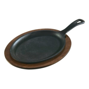 Lodge Cast Iron Handleless Oval Serving 10 X 7.5 Griddle, 6 Per Case