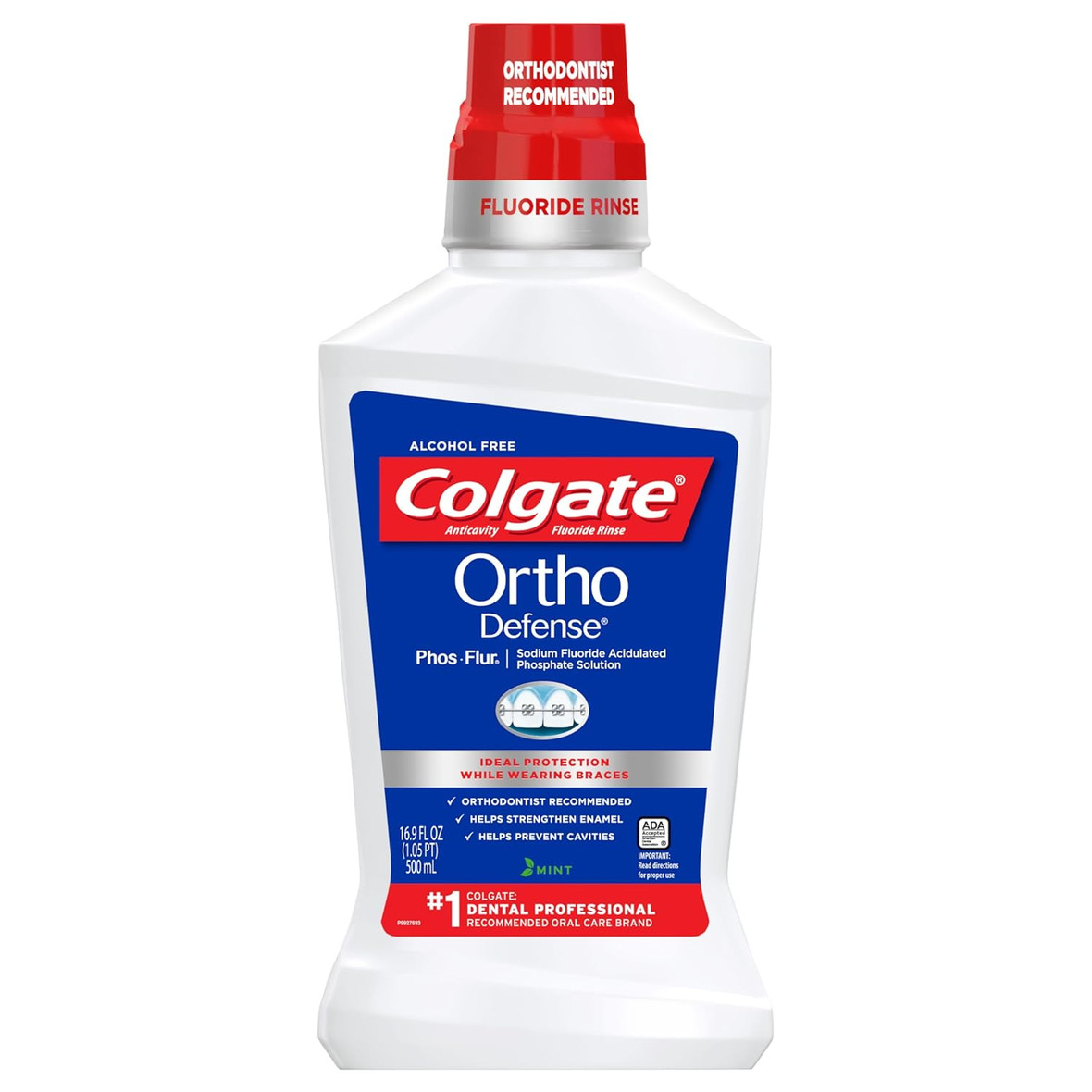 Colgate Total Gum Health Clean Mint Mouthwash, 16.9 Fluid Ounces, 6 Per Case