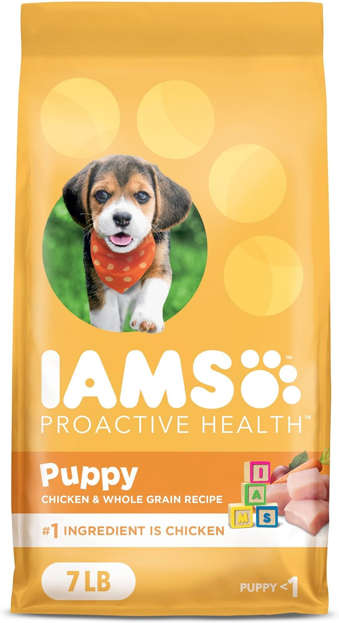 Iams Minichunks Chicken & Whole Grain Recipe, 7 Pounds, 4 Per Case